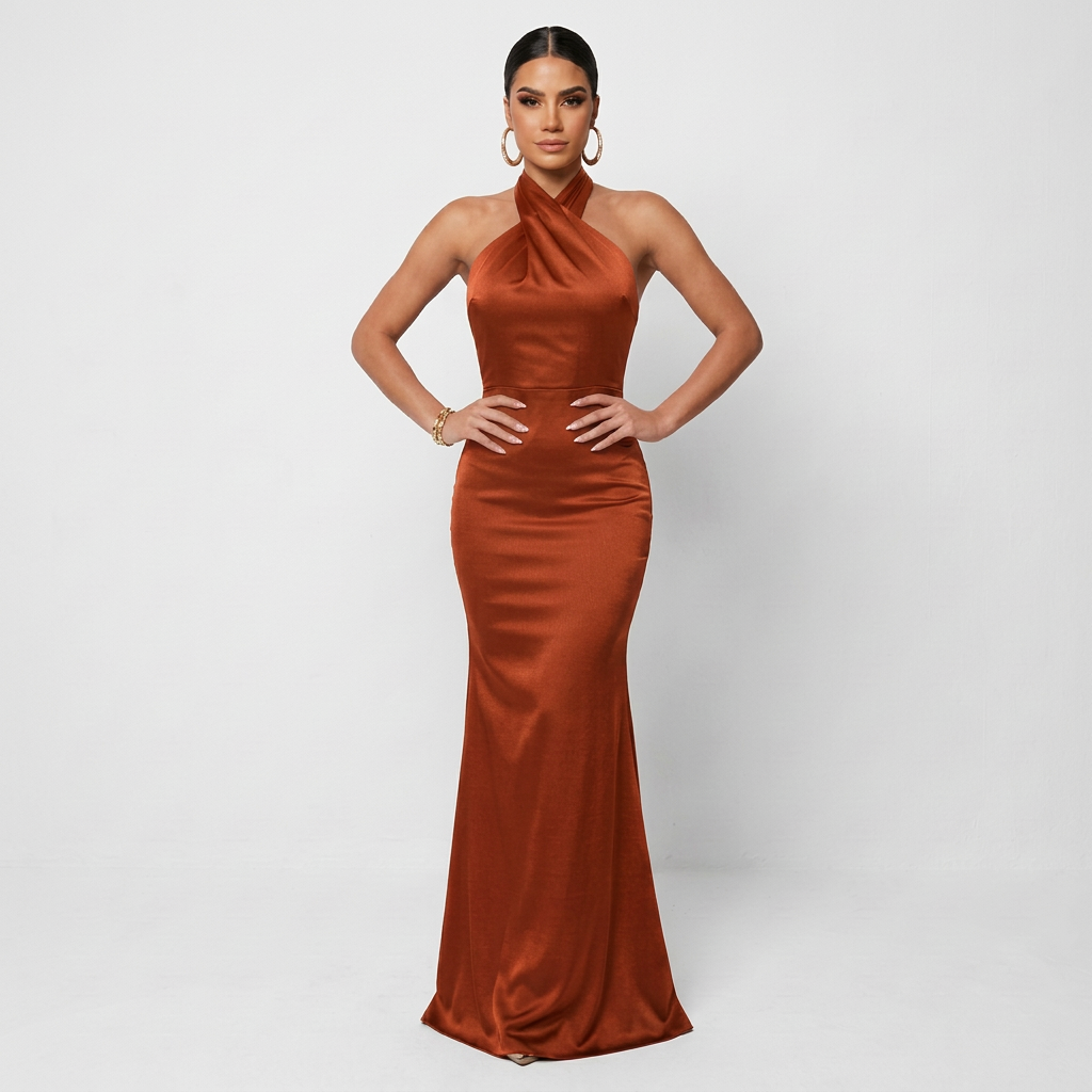 Lena - Vestido Comprido Elegante