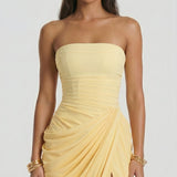 Teresa - Vestido Maxi Amarelo
