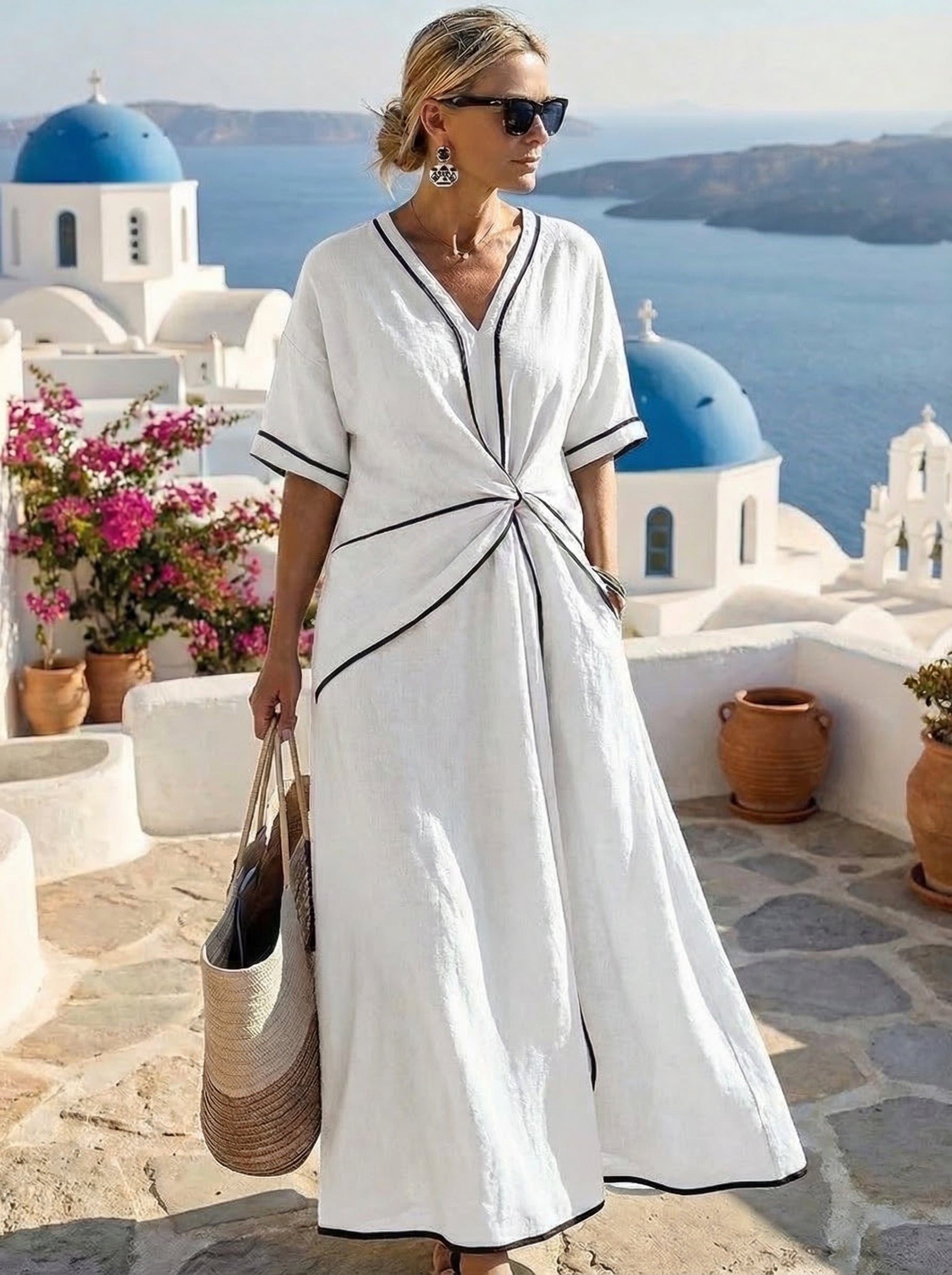 Santorini - Vestido de Verão