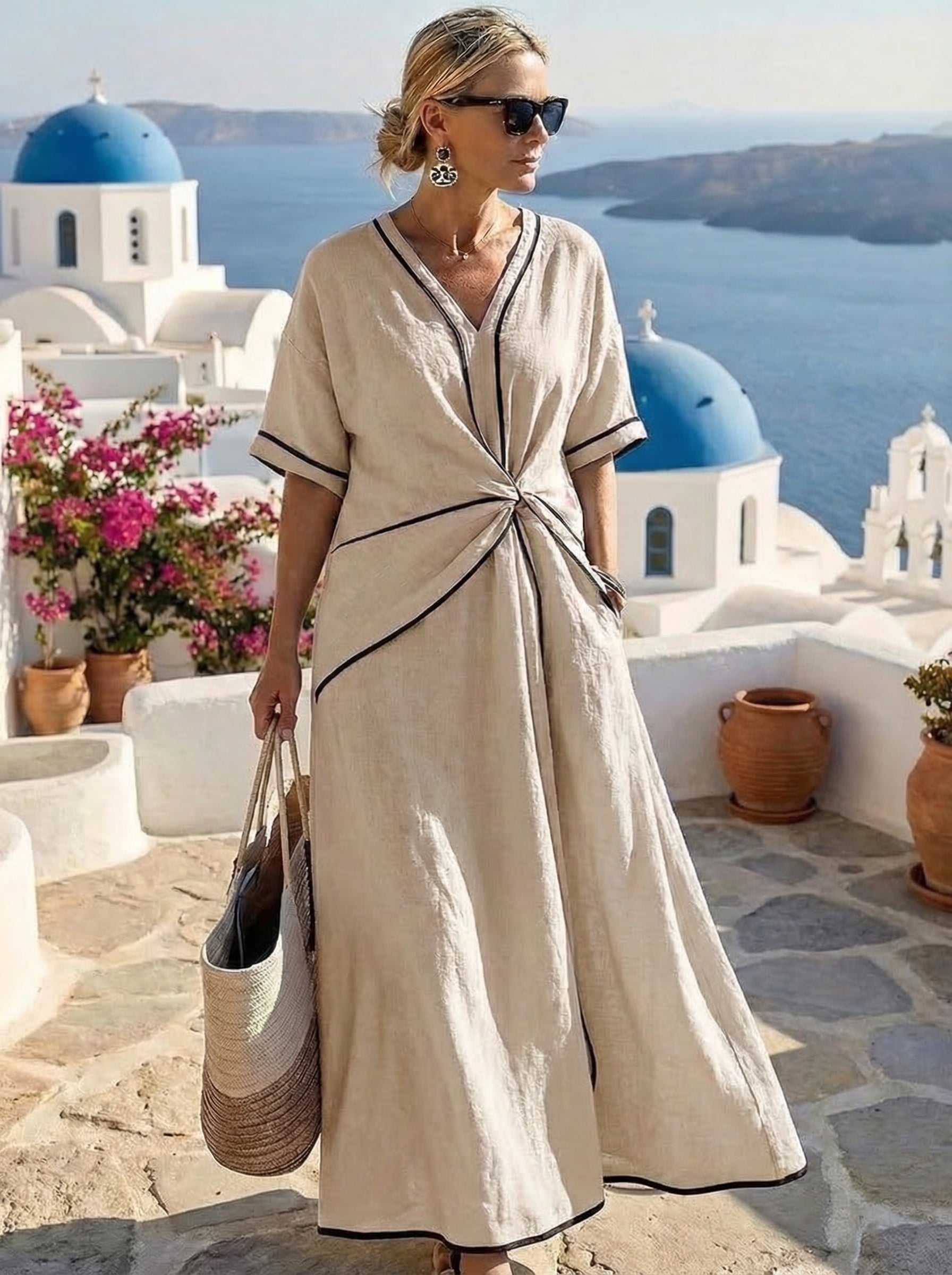 Santorini - Vestido de Verão