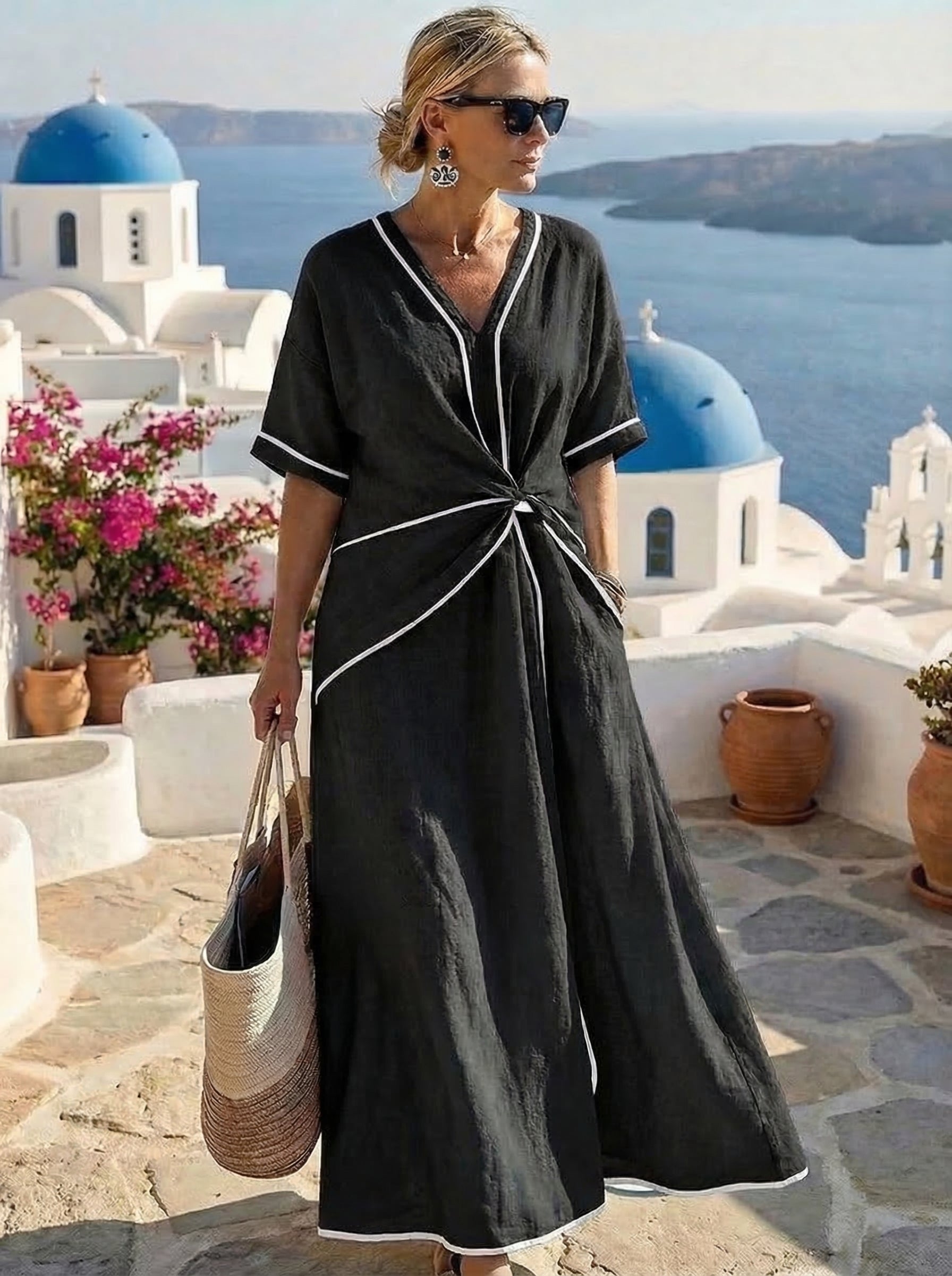 Santorini - Vestido de Verão