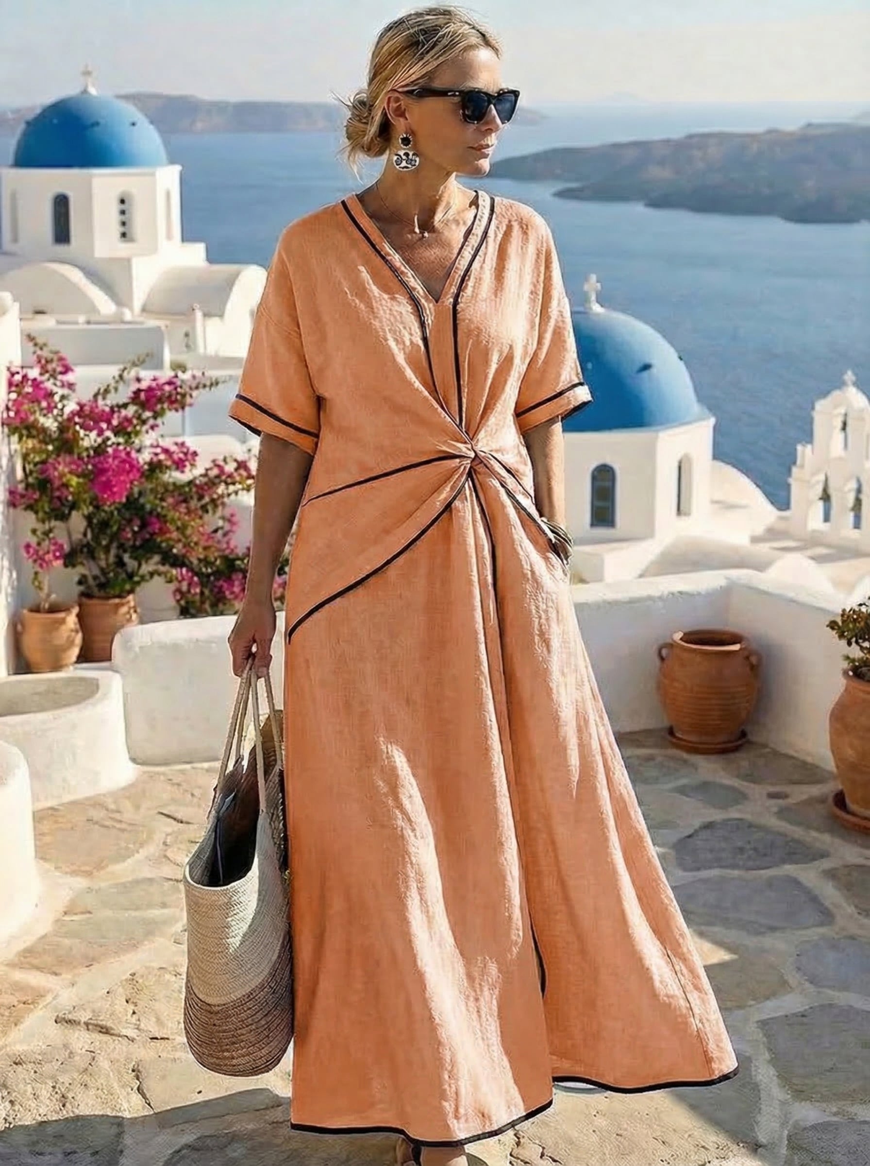 Santorini - Vestido de Verão