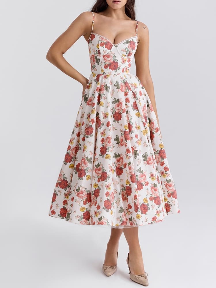 Ariel - Vestido Médio de Luxo
