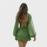 Flávia - Vestido Leão Dourado