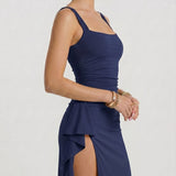 Maria - Vestido Formal Elegante Com Costas Abertas