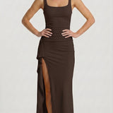 Maria - Vestido Formal Elegante Com Costas Abertas