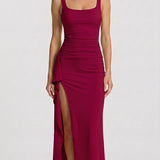 Maria - Vestido Formal Elegante Com Costas Abertas