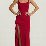 Maria - Vestido Formal Elegante Com Costas Abertas