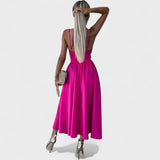 Cielo - Vestido Médio com Abertura