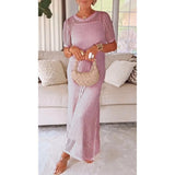 Eduarda - Bethany™ Vestido Comprido Longo com Recortes + Vestido Interior Oferta