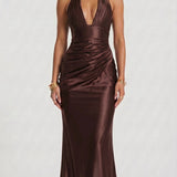 Júlia - Vestido Maxi Halter Gala