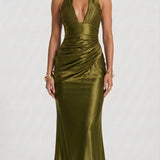 Júlia - Vestido Maxi Halter Gala