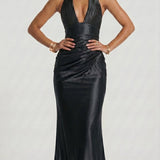 Júlia - Vestido Maxi Halter Gala